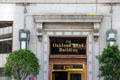 Oakland Bank Building portal. Oakland, CA.