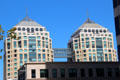Spires of Federal Tower Buildings. Oakland, CA.