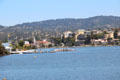 View of Oakland across Lake Merritt. Oakland, CA.