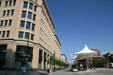 16th Street Mall, Market St. transit station & Northern Trust Bank. Denver, CO.