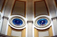 Gubernatorial portraits in dome of Colorado State Capitol. Denver, CO.