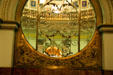 Metal screen between House chamber & rotunda at Colorado State Capitol. Denver, CO.