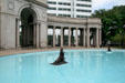 Voorhees Memorial & Sea Lions Fountain in Civic Center Park. Denver, CO.