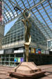 Infinite Energy sculpture 1980 by Victor M. Contreras at Helen Bonfils Theater Complex of Denver Performing Arts Complex. Denver, CO