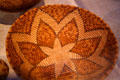 Mission Indian basket bowl at Denver Art Museum. Denver, CO.