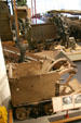 Mining carts & artifacts in mining history section of Colorado History Museum. Denver, CO.
