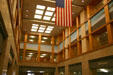 Atrium of Denver Public Library. Denver, CO.