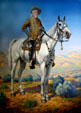 Cody's portrait on horseback (1916)