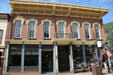 Italianate Cushman Block with balcony. Georgetown, CO.