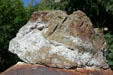 Gold Ore mounted on 6th St. Street. Georgetown, CO.