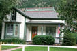 Victorian house with widow's walk on Argentine St. Georgetown, CO.