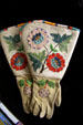 Ute beaded gauntlets with flowers at Mesa Verde Museum. CO.