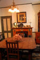 Dining area of Jackson House exhibit at Colorado Springs Pioneers Museum. Colorado Springs, CO.