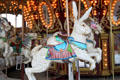 Rabbit carousel animal at Royal Gorge. CO.
