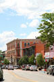 Streetscape along Main St. toward Columbian Hotel. Trinidad, CO.
