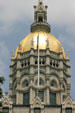 Ten-sided dome of Connecticut State Capitol. Hartford, CT.