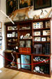 Curiosity cabinet in Old State House. Hartford, CT.