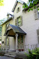 Front porch of Harriet Beecher Stowe House. Hartford, CT.