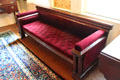 Sofa made in Hartford at Butler-McCook House Museum. Hartford, CT.