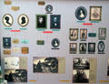 Butler & McCook family tree display in Main Street History Center portion at Butler-McCook House Museum. Hartford, CT.