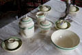 Tea service at Nathan Hale Homestead Museum. Coventry, CT.