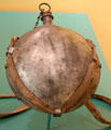 Civil War tin canteen at Connecticut Historical Society. Hartford, CT