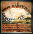 West-Hartford Cold Water Army temperance banner at Noah Webster House. West Hartford, CT.