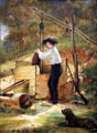 At the Well painting by William Sidney Mount at New Britain Museum of American Art. New Britain, CT.