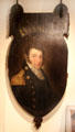 Sill Tavern sign with painting of Admiral Oliver Hazard Perry attrib. to Nathaniel Wales of Windsor at Windsor Historical Society Museum. Windsor, CT.