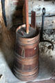 Bent-wood butter churn at Strong House. Windsor, CT.
