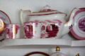 Lusterware teapot owned by Oliver Ellsworth at his Homestead Museum. Windsor, CT.