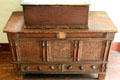 Sunflower chest & bible box at Buttolph-Williams House. Wethersfield, CT.