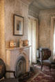 Parlor fireplace at Hurlbut-Dunham House. Wethersfield, CT.