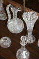 Cut glass made in Deep River at Deep River Museum. Deep River, CT.
