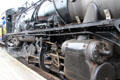 Driving pistons of steam locomotive 3025 at Essex Steam Train. Essex, CT.