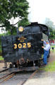 Steam locomotive 3025 shunting at Essex Steam Train. Essex, CT.