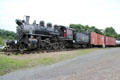Steam locomotive 97 by ALCO/Cooke at Essex Steam Train. Essex, CT.