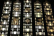 Stained glass windows in Sterling Memorial Library. New Haven, CT.