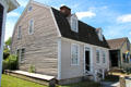 Burrows House with hipped roof at Mystic Seaport. Mystic, CT.