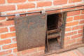Charles W. Morgan on deck furnace for blubber rendering at Mystic Seaport. Mystic, CT.