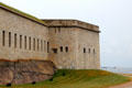 Walls of Fort Trumbull now a State Park. New London, CT.
