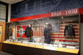 Display of Coast Guard roll in WWII at U.S. Coast Guard Museum. New London, CT.