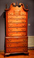 American chest on chest at Lyman Allyn Art Museum. New London, CT.