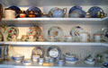 Collection of 19th C China at Shaw Mansion. New London, CT.