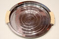 Art Deco metal tray by Chase Co. of Waterbury, CT at Mattatuck Museum. Waterbury, CT.