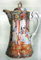 Porcelain chocolate pot from Japan at Judson House. Stratford, CT