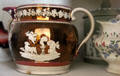 Lusterware pitcher at Danbury Museum & Historical Society. Danbury, CT.
