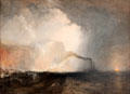 Staffa, Fingal's Cave painting by Joseph Mallord William Turner at Yale Center for British Art. New Haven, CT.