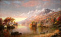 Lake George painting by Jasper Francis Cropsey at Yale University Art Gallery. New Haven, CT.