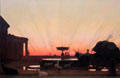 Sunset painting by William Rimmer at Yale University Art Gallery. New Haven, CT.